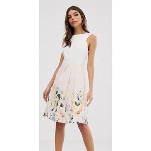 NWT Ted Baker London Kalla Elegance Colorblock Dress size 3 cocktail dress